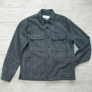 Abercrombie & Fitch Plaid Relaxed Fit Shacket Soft A&F size S